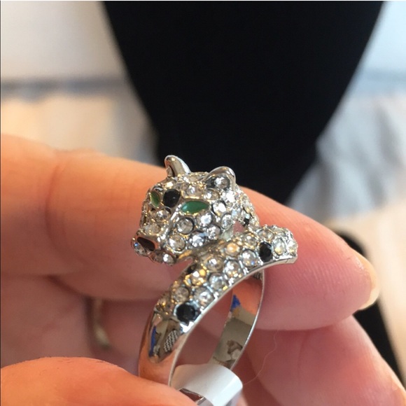Pave Panther 🐆 Ring Size 8 Brand New - Picture 2 of 7